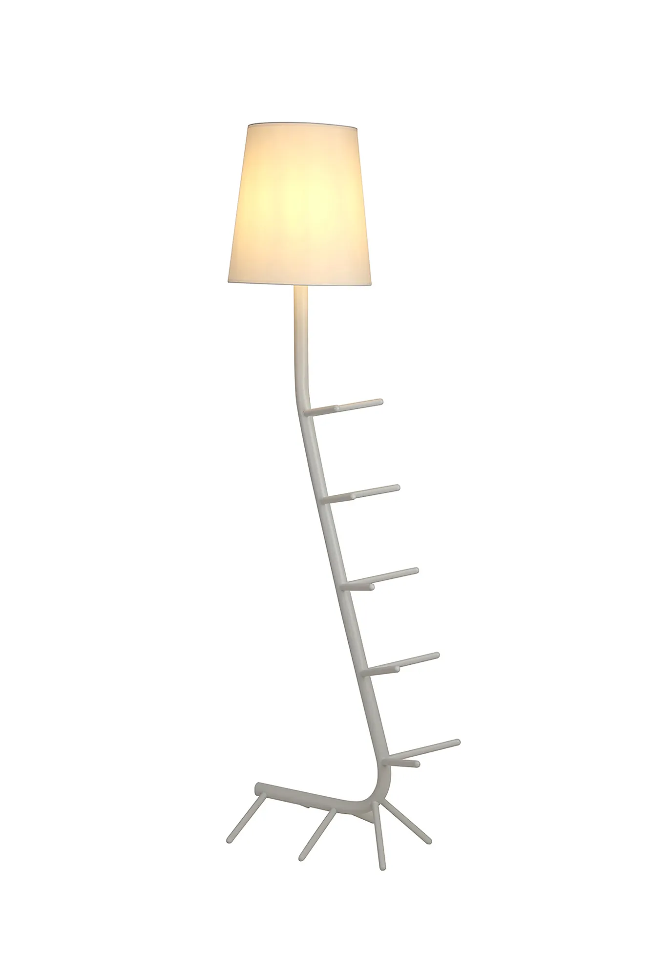 M7254  Centipede Floor Lamp 1 Light White